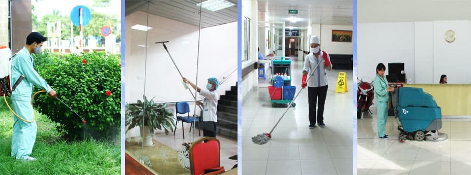 Quy trình triển khai dịch vụ Vệ sinh văn phòng giá rẻ tại Thái Nguyên tại DHT Clean