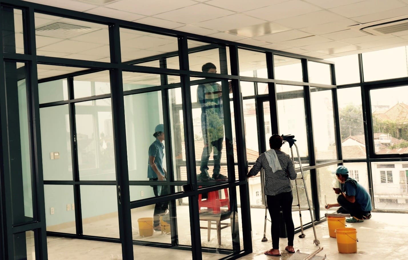 Các khu vực vệ sinh văn phòng tại Nam Định và thời gian thực hiện