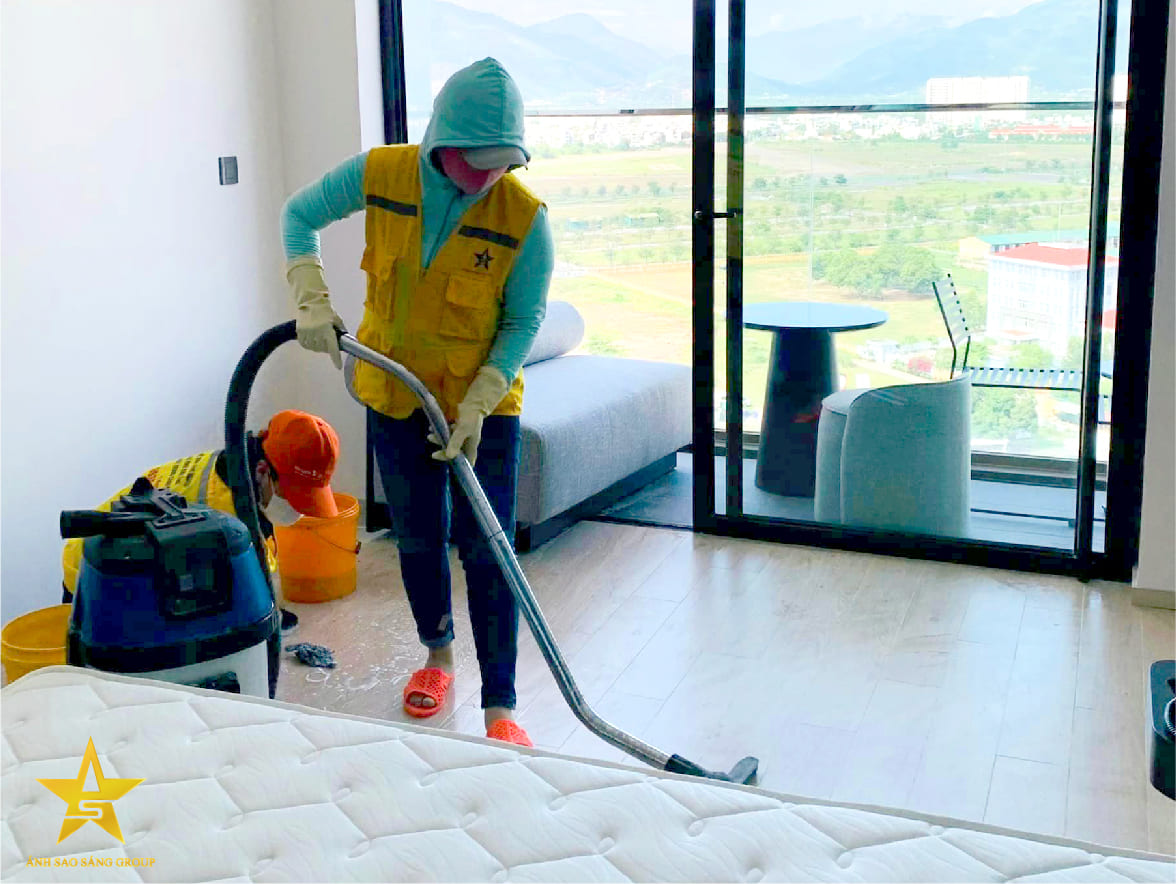Dịch vụ vệ sinh chung cư tại quận Hoàng Mai