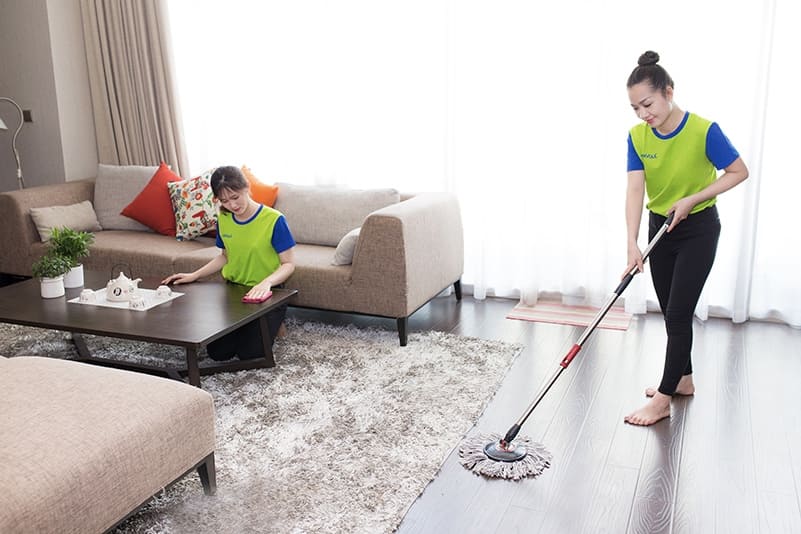 Dịch vụ vệ sinh chung cư tại quận Hoàng Mai tại DHT Clean