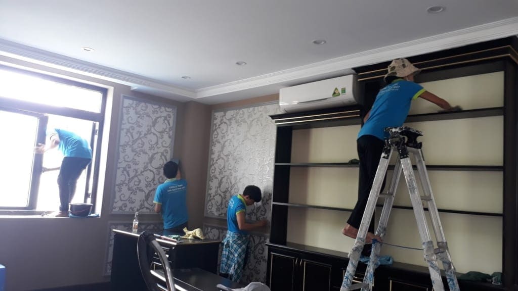 Dịch vụ vệ sinh chung cư tại quận Nam Từ Liêm.