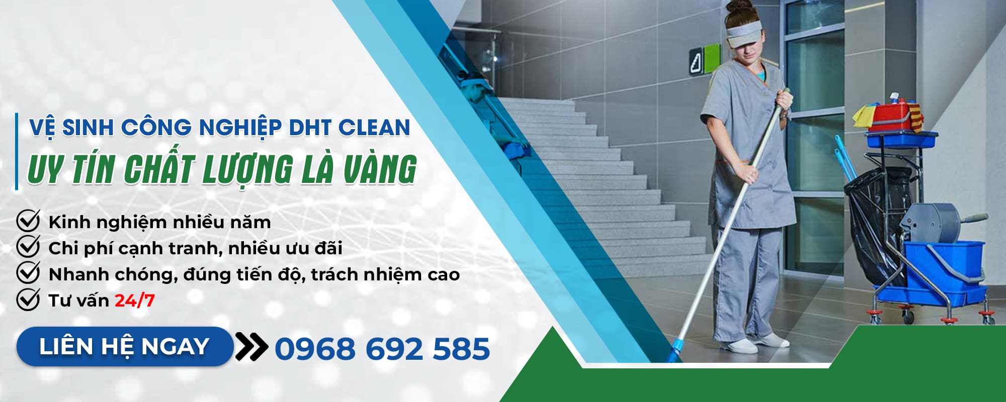 Liên hệ ngay đến DHT Clean để biết thêm chi tiết vệ sinh nhà ở gồm những công việc gì!