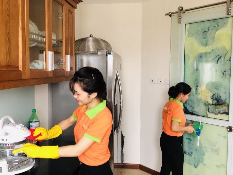 Vệ sinh nhà ở theo giờ tại Hà Nội.