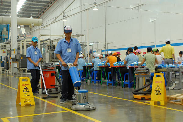 Lộ trình vệ sinh nhà xưởng giá rẻ tại Vĩnh Phúc