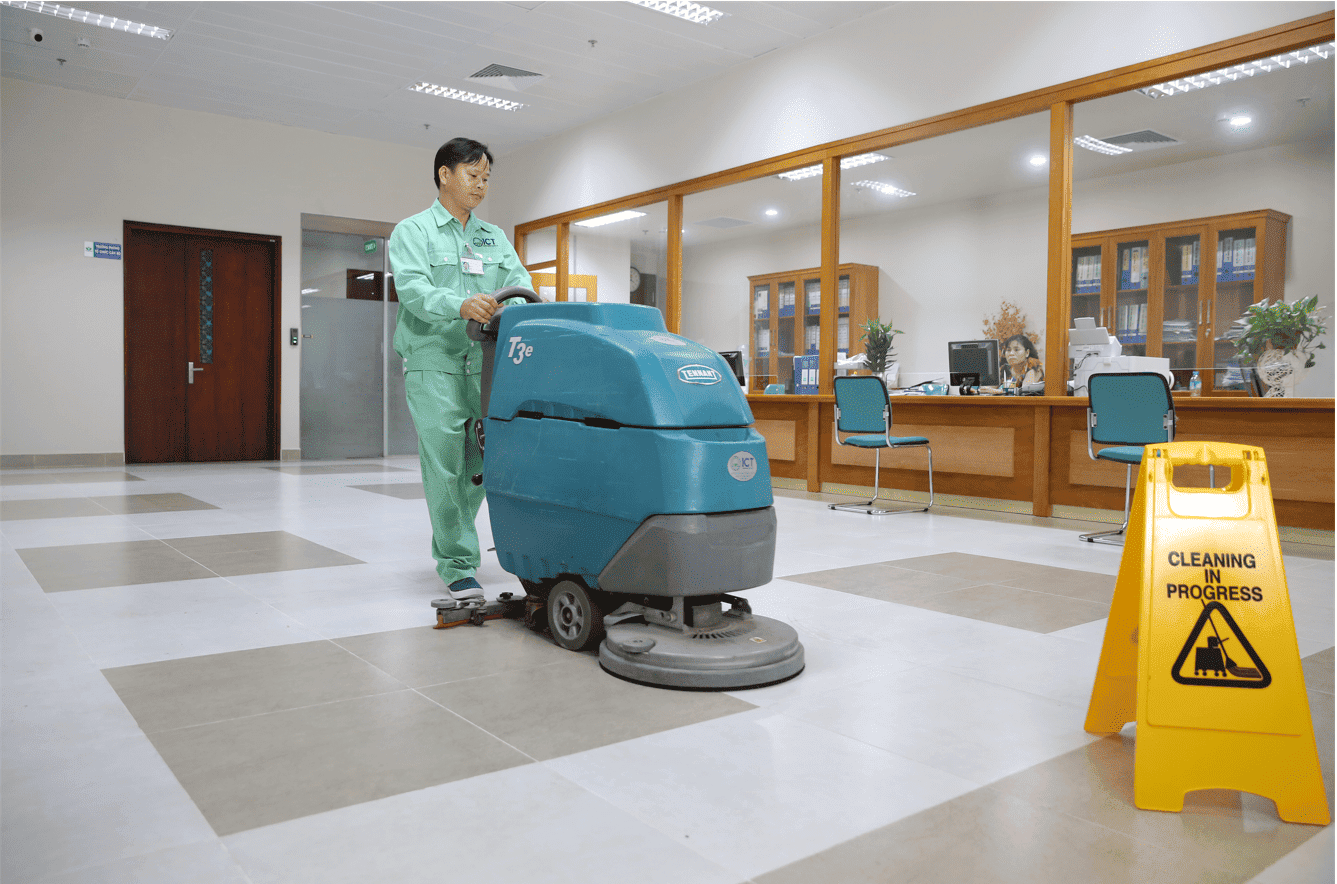 Vệ sinh nhà xưởng khu công nghiệp tại Thái Nguyên.