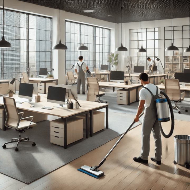 Các vật tư, thiết bị được sử dụng khi vệ sinh văn phòng tại Hưng Yên