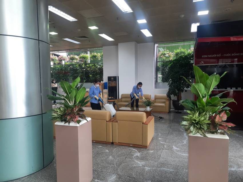 Quy trình vệ sinh văn phòng uy tín, chất lượng tại Phú Thọ