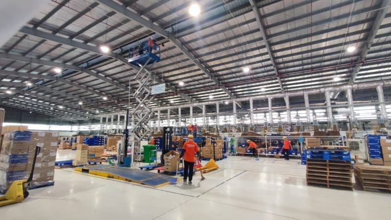 Vệ sinh nhà xưởng khu công nghiệp tại Bắc Ninh