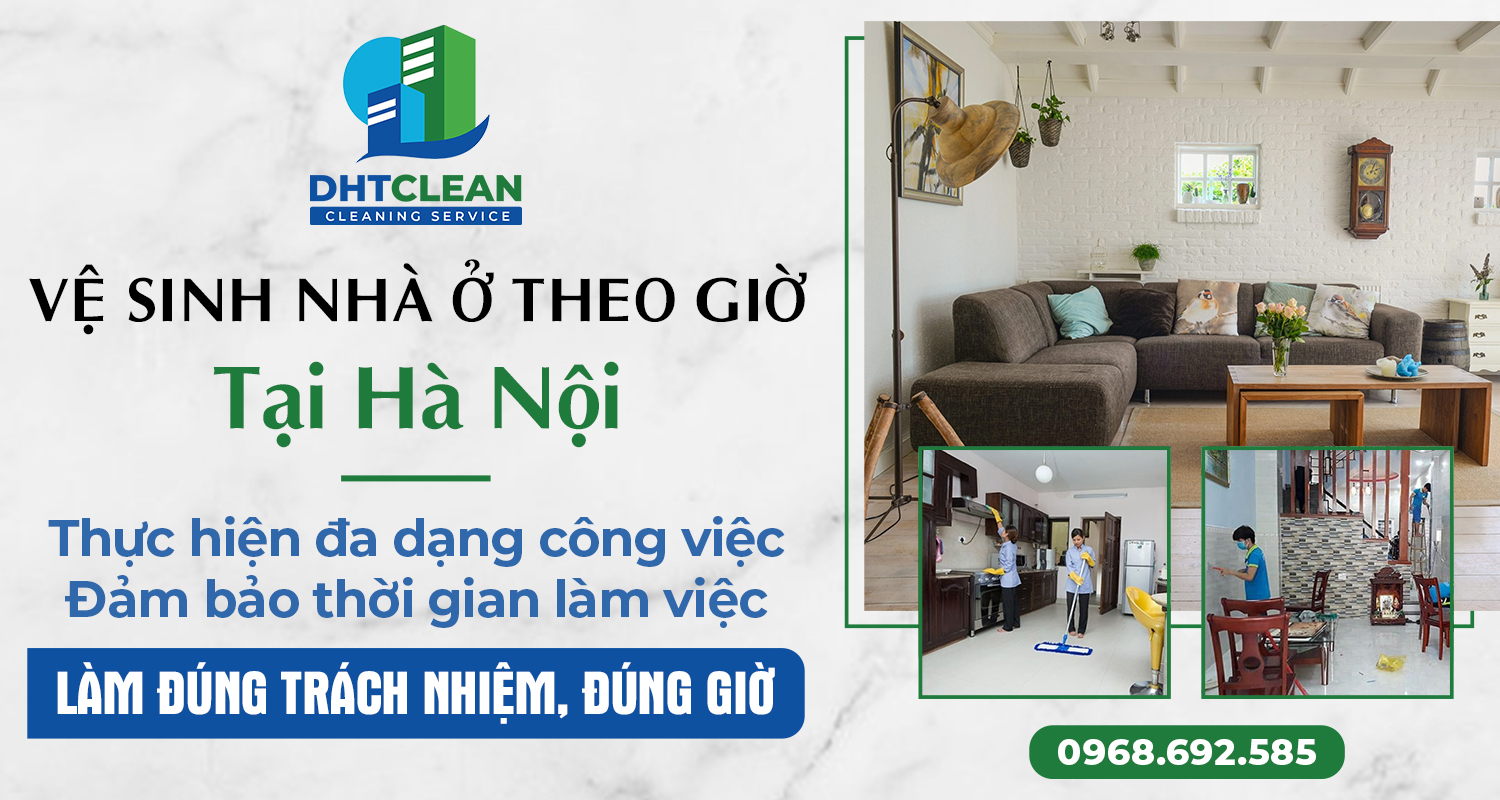Vệ sinh nhà ở theo giờ tại Hà Nội